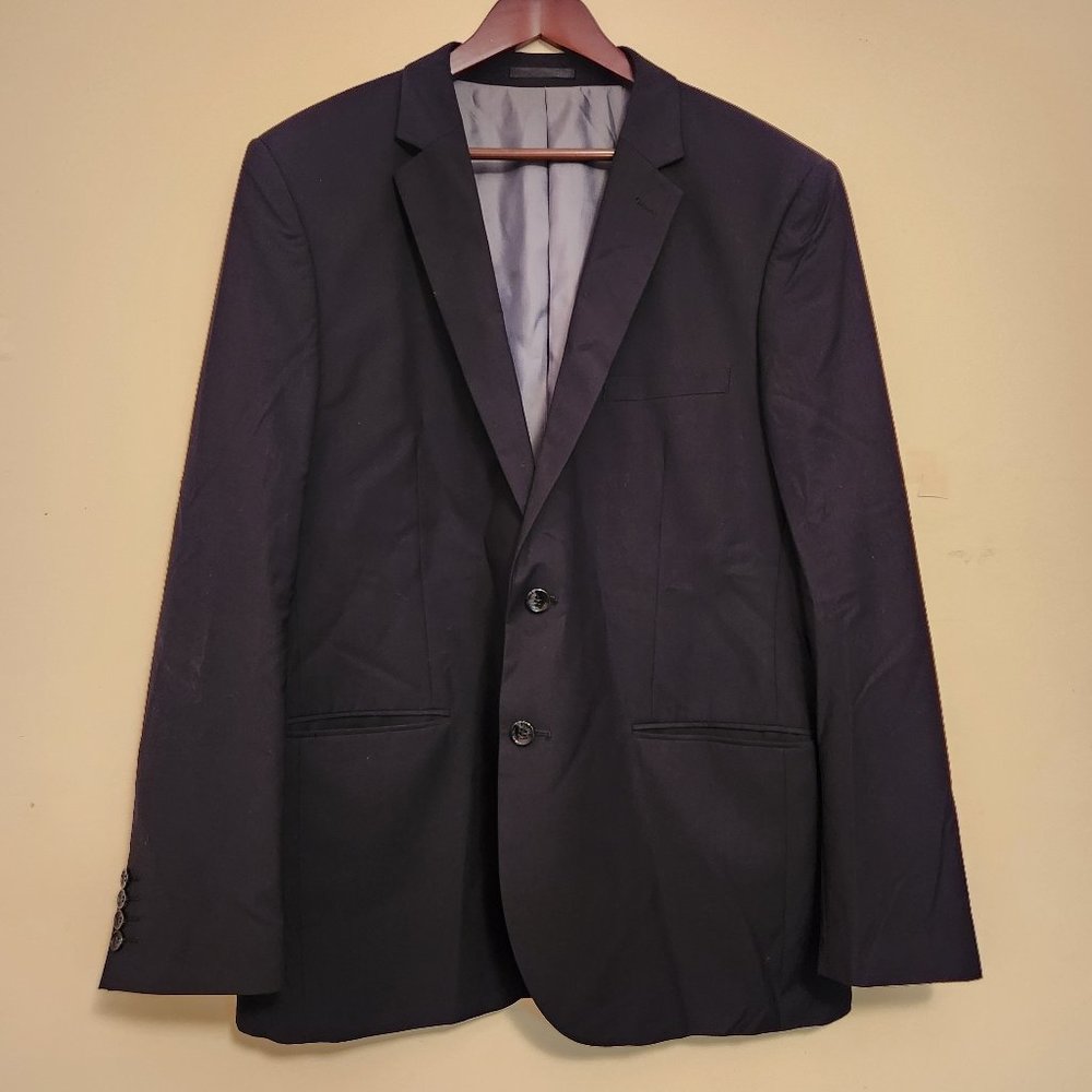 Men's WOOLWORTHS Slim Fit Cotton Blazer, Blue